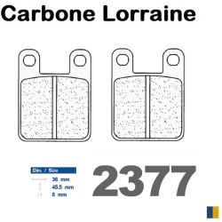 Plaquettes de frein Carbone Lorraine type 2377 S4