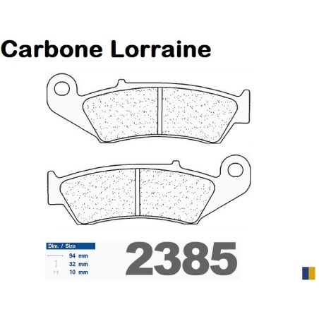 Pastiglie freno Carbone Lorraine tipo 2385 RX3