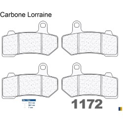 Carbone Lorraine front brake pads for Harley Davidson 1690 Road King 2011-2016