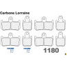 Przednie klocki hamulcowe Carbone Lorraine dla Yamaha YZF-R1 bez ABS 2007-2014