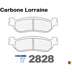 Pastillas de freno traseras Carbone Lorraine para Yamaha YZF-R1 2002-2003