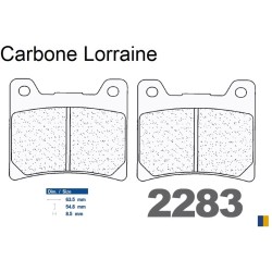 Pastillas de freno traseras Carbone Lorraine para Yamaha YZF 600 R Thundercat 1996-2003