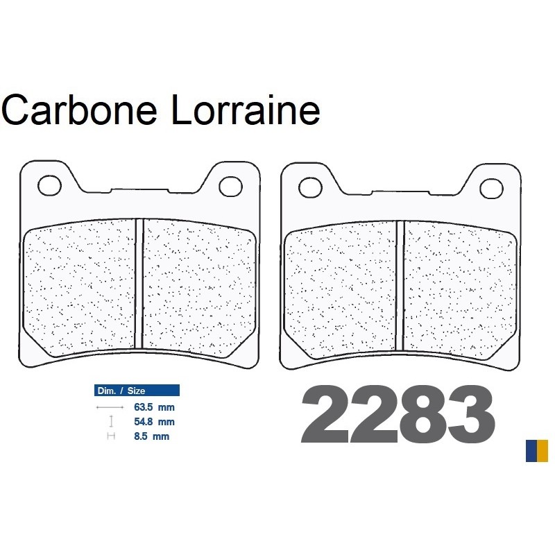 Tylne klocki hamulcowe Carbone Lorraine dla Yamaha YZF 600 R Thundercat 1996-2003 Tylne klocki hamulcowe Carbone Lorraine dla Yamaha YZF 600 R Thundercat 1996-2003