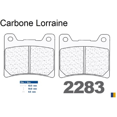Tylne klocki hamulcowe Carbone Lorraine dla Yamaha YZF 600 R Thundercat 1996-2003