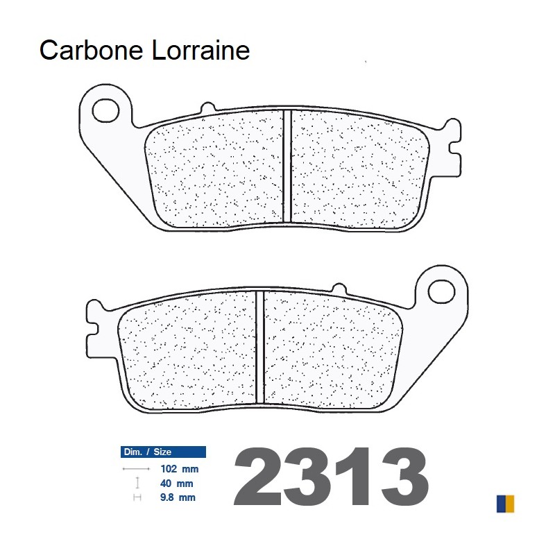 Klocki hamulcowe Carbone Lorraine - 2313 A3+ Klocki hamulcowe Carbone Lorraine - 2313 A3+