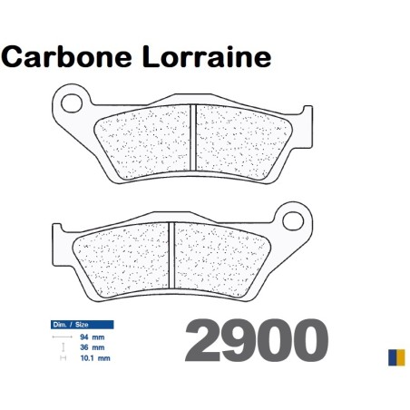 Carbone Lorraine Bremsbeläge typ 2900 RX3