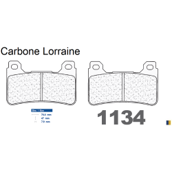 Pastillas de freno Carbone Lorraine - 1134 XBK5