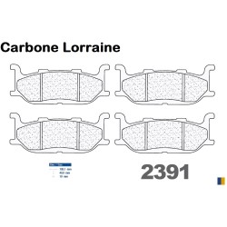 Carbone Lorraine remblokken vooraan voor Yamaha XVZ 1300 TF Venture Star 1999-2001