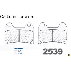 Carbone Lorraine front brake pads type 2539 XBK5