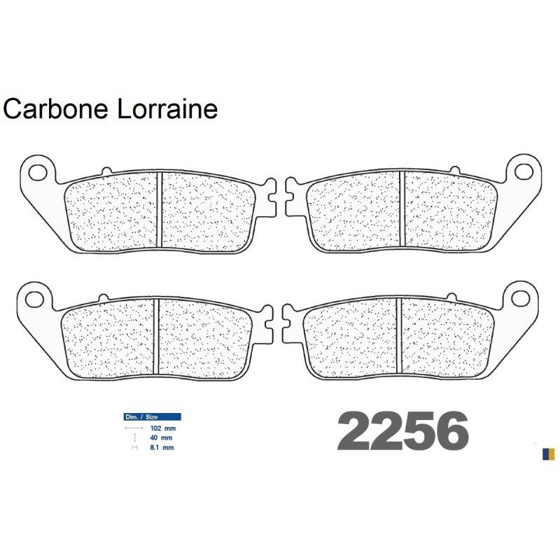 Carbone Lorraine front brake pads for Triumph 800 Tiger /XC 2011-2017 Carbone Lorraine front brake pads for Triumph 800 Tiger /XC 2011-2017