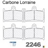 Carbone Lorraine front racing brake pads for Suzuki 600 GSX-R 1992-1993