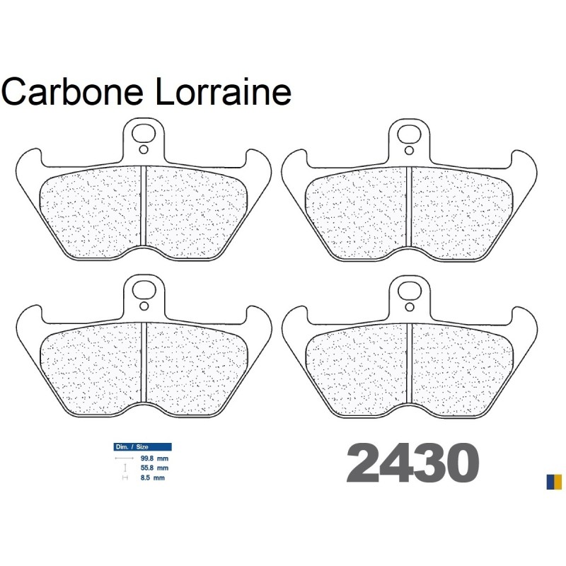 Przednie klocki hamulcowe Carbone Lorraine dla BMW K1200 LT 1997-2000 Przednie klocki hamulcowe Carbone Lorraine dla BMW K1200 LT 1997-2000