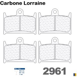 Pastiglie freno anteriore Carbone Lorraine per Suzuki 900 RF 1994-1999