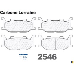 Carbone Lorraine remblokken vooraan voor Yamaha FZ6 N / Fazer /ABS 2004-2007