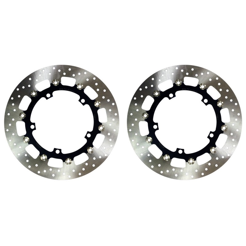 2 discos de freno delantero redondo Sifam para Triumph Speed Triple 1200 RS/RR 2021-2023 2 discos de freno delantero redondo Sifam para Triumph Speed Triple 1200 RS/RR 2021-2023