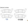 Plaquettes Carbone Lorraine de frein avant - Honda ST 1300 Pan European ABS 2008-2018