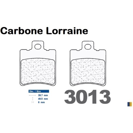 Carbone Lorraine remblokken achter - Piaggio NRG 50 Silver Bullett 2010