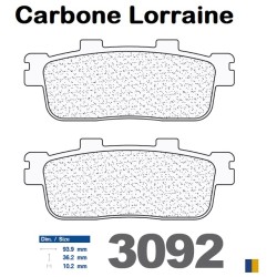 Pastillas de freno delanteras Carbone Lorraine para Sym GTS 125 Joymax 2006-2009