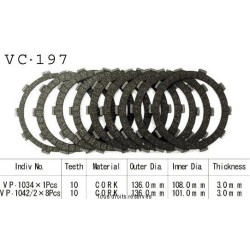 Disques garnis d'embrayage CB 600 Hornet 1998-2002