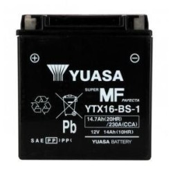 Batterie YUASA type YTX16-BS-1