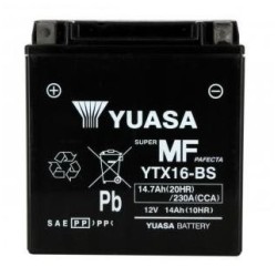 Batterie YUASA type YTX16-BS