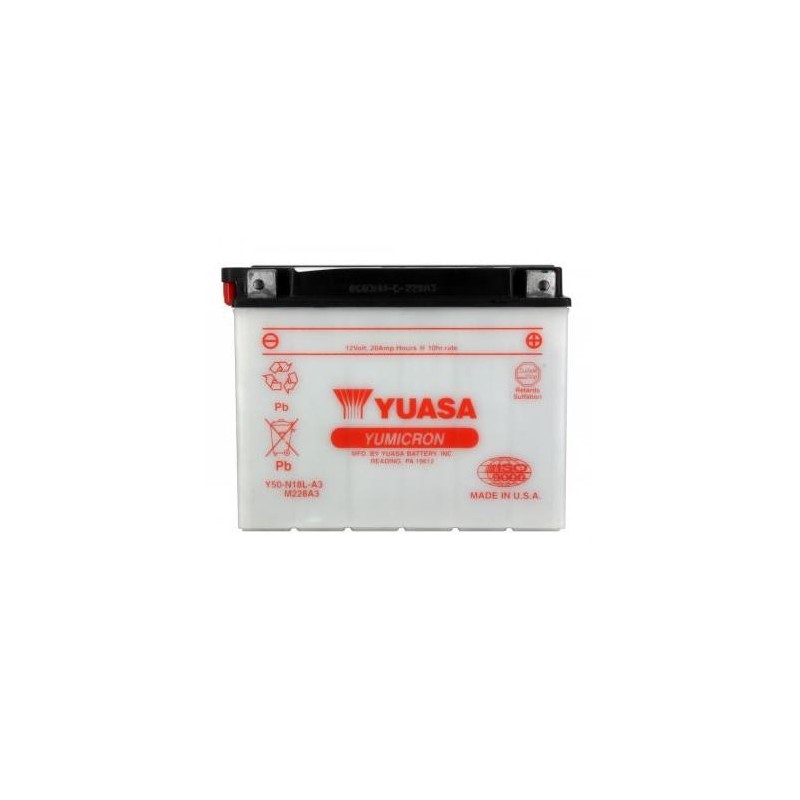 Batterie YUASA type Y50-N18L-A3 Batterie YUASA type Y50-N18L-A3