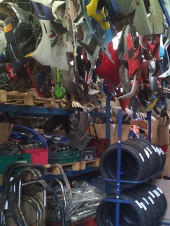 Pièces d'occasion pour motos